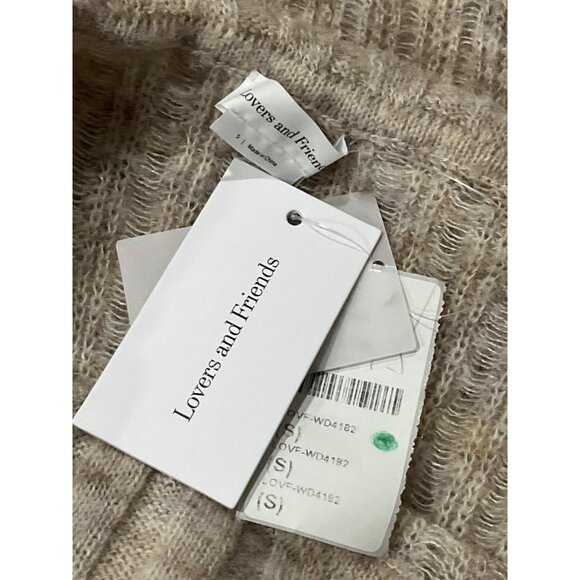 Lovers and Friends Ionela Off The Shoulder Dress in Oatmeal Small New Womens - Picture 7 of 10